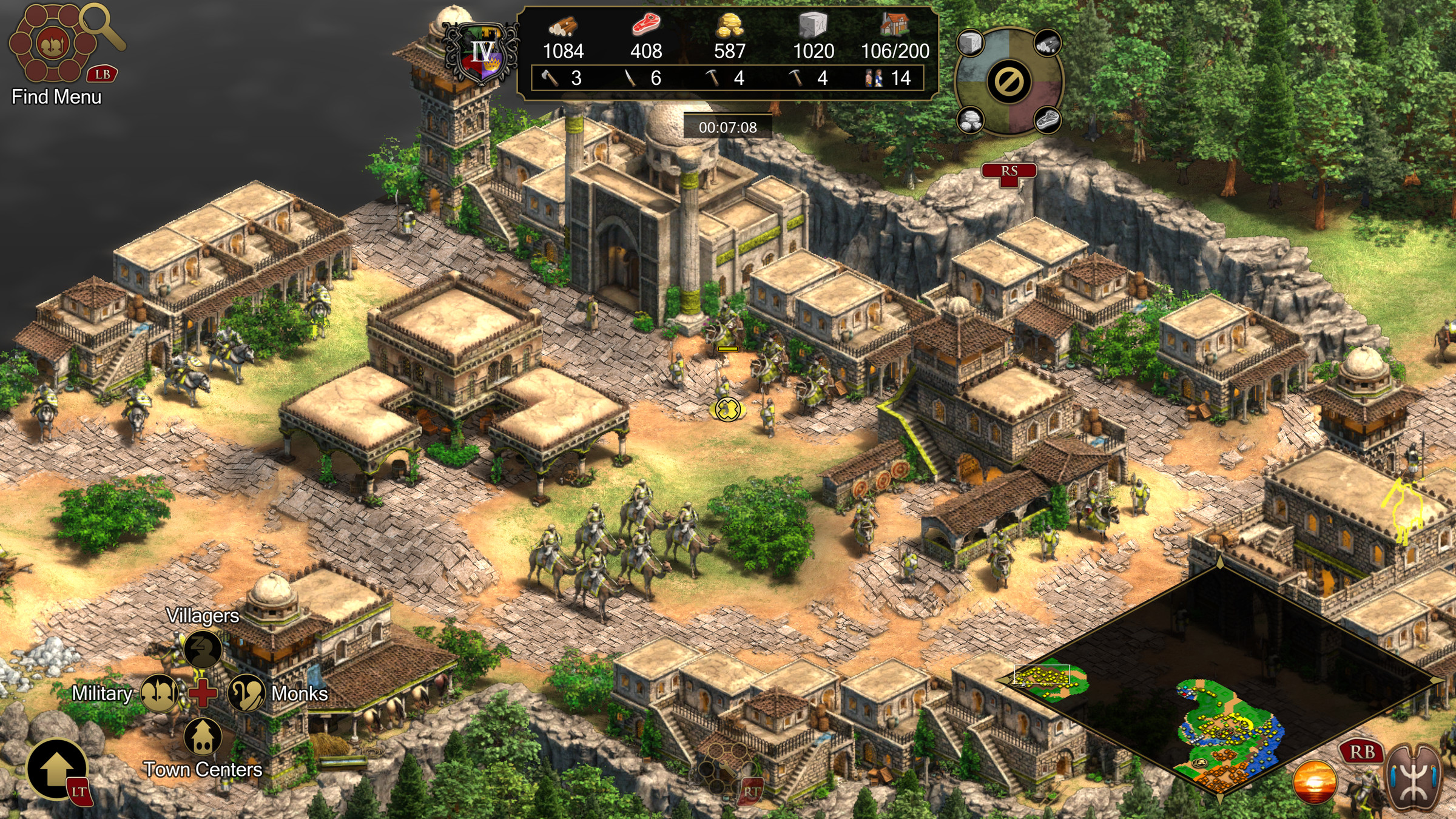 Screenshot of Age of Empires II: Definitive Edition showing the Berber civilization.