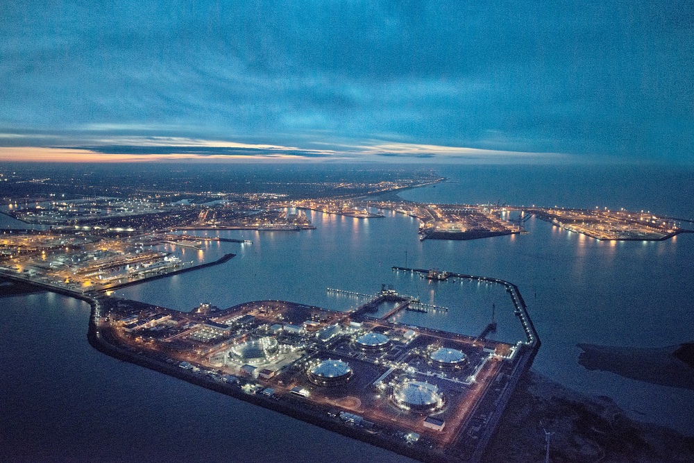 Fluxys LNG terminal in Zeebrugge Krediet Port of Antwerp-Bruges