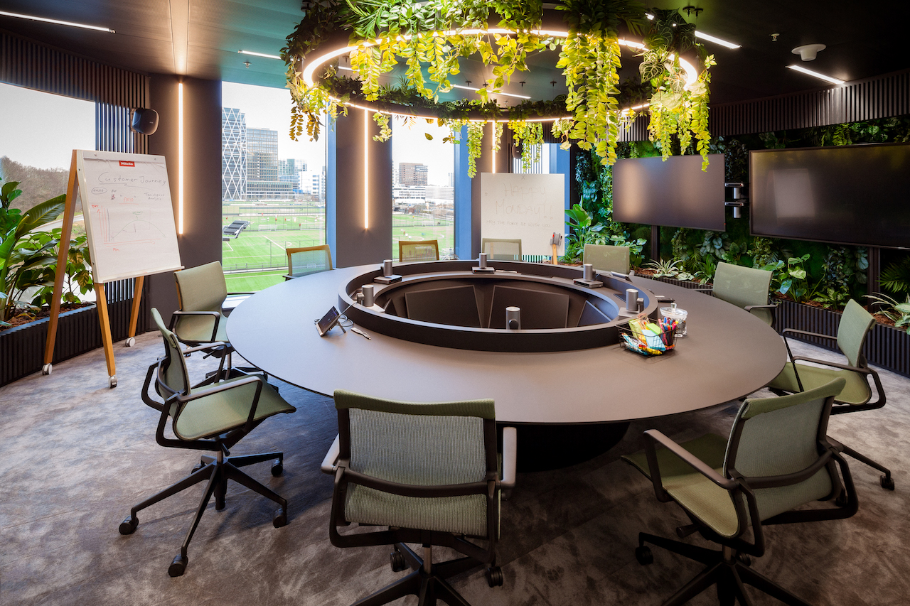 360 meeting room in Miele X Community Space in Amsterdam, Netherlands
