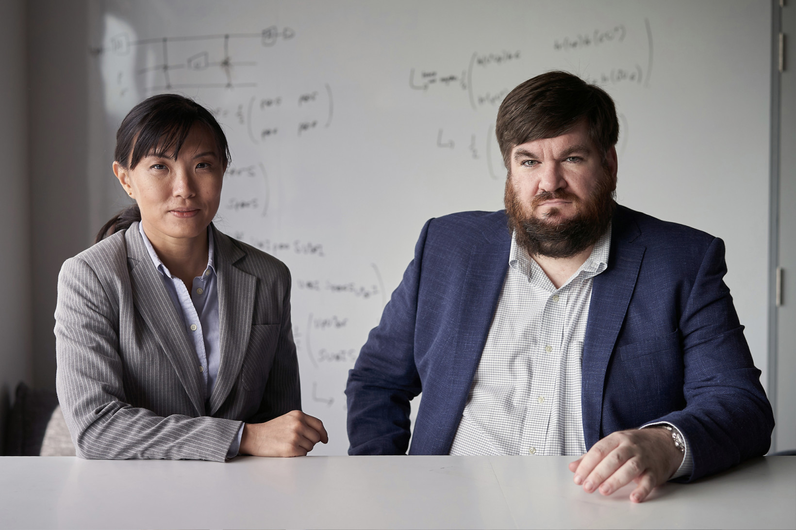 Fitzsimons (right) and Si-Hui Tan, Chief Science Officer at Horizon Quantum Computing